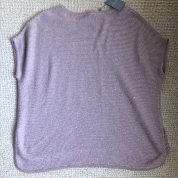 Neiman Marcus dusty rose cashmere dolman sweater - Picture 4 of 8